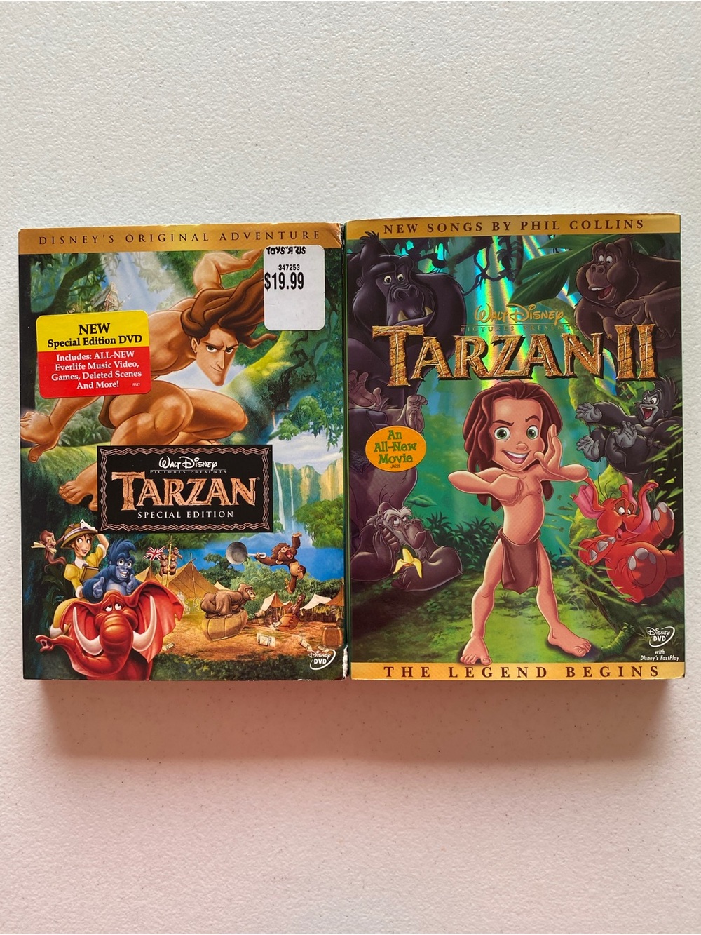 Disney Tarzan & Tarzan II DVD Set